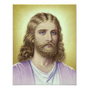 Aufgestiegener Meister Jesus Christus Fotodruck
