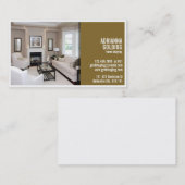 Aufgeteilte Inszenierung mit Foto - Brown Visitenkarte (Vorne/Hinten)