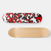 Aufgeteilte rote Camouflage Skateboard (Horizontal)