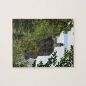 Aufgeteilter Felsen-Leuchtturm 2 Puzzle (Horizontal)