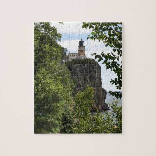 Aufgeteilter Felsen-Leuchtturm 2 Puzzle (Vertikal)