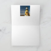 Aufgeteilter Felsen-Leuchtturm im Fall Karte (Innenseite)