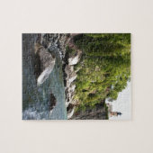 Aufgeteilter Felsen-Leuchtturm Puzzle (Horizontal)