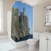 Aufgeteilter Felsen-Leuchtturm vom Duschvorhang (Beispiel)