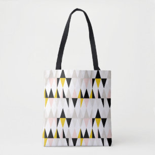Aufgeteiltes geometrisches Dreieck-Muster Tasche