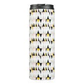 Aufgeteiltes geometrisches Dreieck-Muster Thermosbecher (Rückseite)