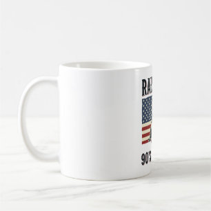 Aufgewachsen auf 90er Country Cowboy Western-Shirt Kaffeetasse