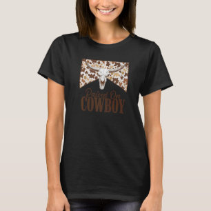 Aufgewachsen auf 90er Jahre Country Music Leopard T-Shirt