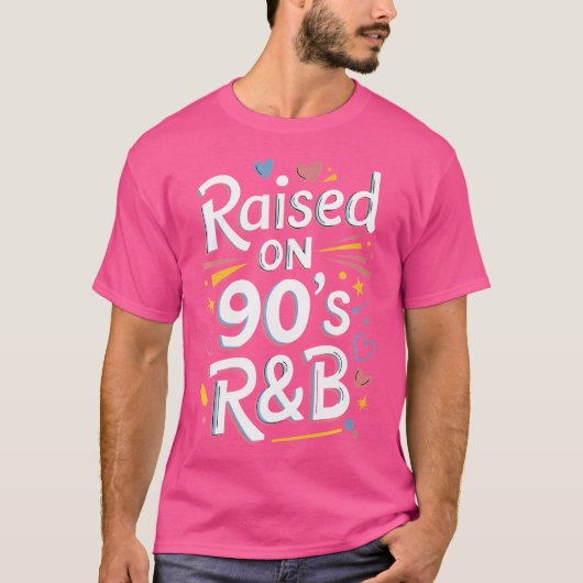 Aufgewachsen auf 90er RB T-Shirt (Vorderseite)