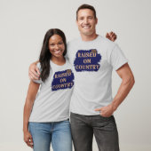 Aufgewachsen auf Land mit Cowboy-Hut T-Shirt (Unisex)