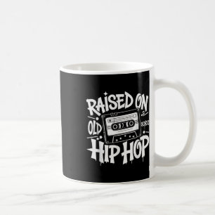 Aufgewachsen auf Old School Graffiti Rap Hip Hop T Kaffeetasse