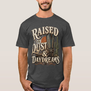 Aufgewachsen auf Staub und Tagträumen Vintage West T-Shirt