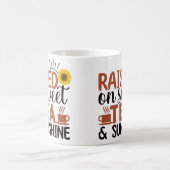 Aufgewachsen auf Sweet Tea & Sunshine Kaffeetasse (Mittel)