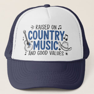 Aufgewachsen bei Country Music und guten Werten Truckerkappe