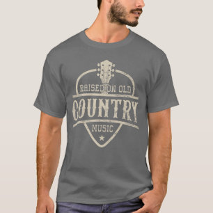 Aufgewachsen mit alter Country-Musik 80er 90er Vin T-Shirt