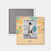 Aufgewachsen von Pinguinen Magnet (Vorderseite/Rückseite)