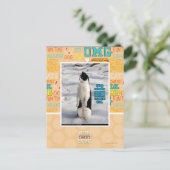 Aufgewachsen von Pinguinen Postkarte (Stehend Vorderseite)