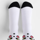 Aufgewachte Fuchssocken Socken (Oben)