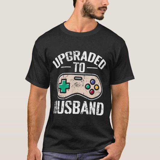 Aufgewerteter Ehemann Grafik Kunst T-Shirt (Vorderseite)