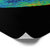 Aufgezeichnet Planck CMBR Poster (Ecke)