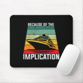 Aufgrund der Implikation Reisender Bootsfahrt Kreu Mousepad (Mit Mouse)