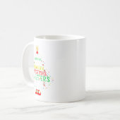 Aufgrund der Inflation Funny Weihnachts Sweater Xm Kaffeetasse (Vorderseite Links)
