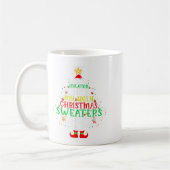 Aufgrund der Inflation Funny Weihnachts Sweater Xm Kaffeetasse (Links)