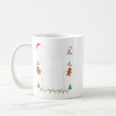 Aufgrund der Inflation hässliche Weihnachtssüßer F Kaffeetasse (Links)