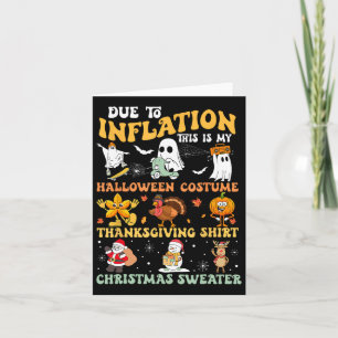 Aufgrund der Inflation ist das mein Halloween-Ernt Karte