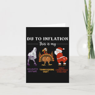 Aufgrund der Inflation ist das mein Halloween-Ernt Karte