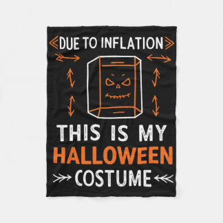 Aufgrund der Inflation ist das mein Halloween-Kost Fleecedecke