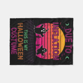Aufgrund der Inflation ist das mein Halloween-Kost Fleecedecke (Vorderseite (Horizontal))