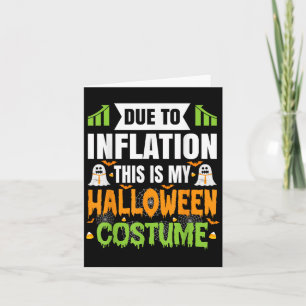 Aufgrund der Inflation ist das mein Halloween-Kost Karte