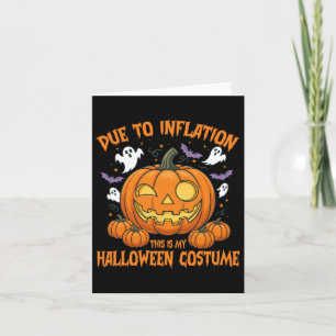 Aufgrund der Inflation ist das mein Halloween-Kost Karte