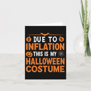 Aufgrund der Inflation ist das mein Halloween-Kost Karte