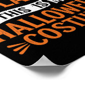 Aufgrund der Inflation ist das mein Halloween-Kost Poster (Ecke)