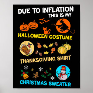 Aufgrund der Inflation ist dies mein Halloween-Kos Poster