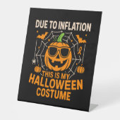 Aufgrund der Inflation ist dies mein Halloween Sockelschild (Vorderseite)