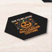 Aufgrund der Inflation ist dies mein Halloween Untersetzer (angewinkelt)
