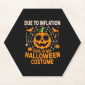 Aufgrund der Inflation ist dies mein Halloween Untersetzer (Vorderseite)