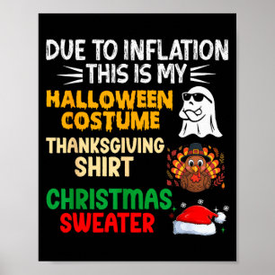 Aufgrund der Inflation ist dies mein lustiges Hall Poster