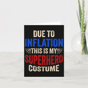 Aufgrund der Inflation ist dies mein Superheldenko Karte