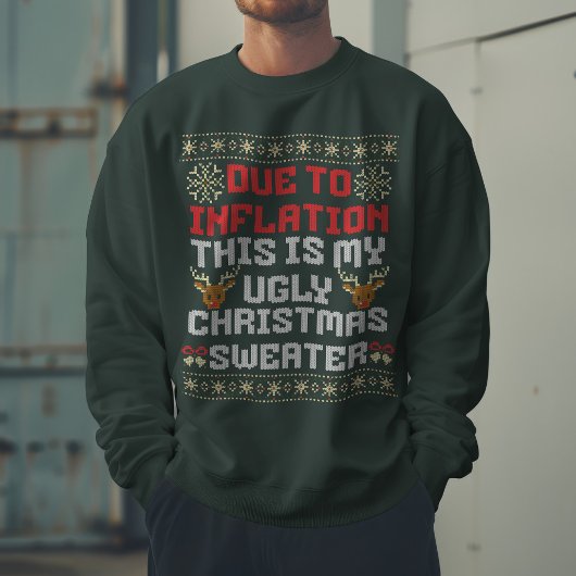 Aufgrund der Inflation ist dies mein Ugly Weihnach Sweatshirt