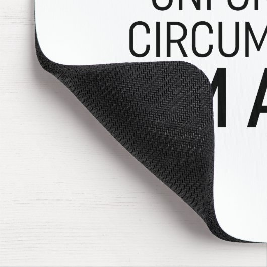 Aufgrund unglücklicher Umstände bin ich wach Mousepad (Ecke)