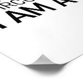 Aufgrund unglücklicher Umstände bin ich wach Poster (Ecke)