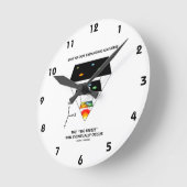 Aufgrund unseres expandierenden Universums kommt e Runde Wanduhr (Winkel)