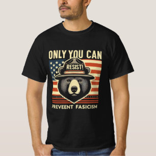Aufhalten und verhindern faschistischer Bären T-Shirt