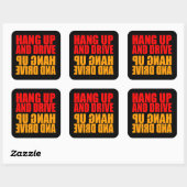 Aufhängen und Auto-Slogan-Aufkleber Quadratischer Aufkleber (Blatt)