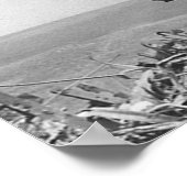 Aufheben der Flagge auf Iwo Jima durch Joe Rosenth Poster (Ecke)