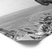 Aufheben der Flagge auf Iwo Jima durch Joe Rosenth Poster (Ecke)